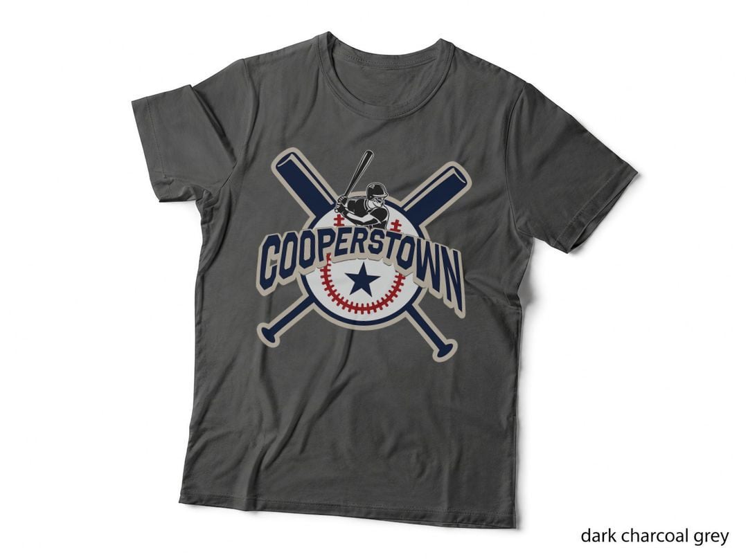 Cooperstown New York Baseball Game T-Shirt, Vintage Sports Style