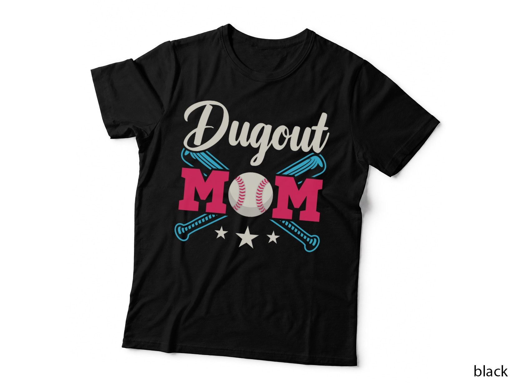 Dugout Mom Baseball T-Shirt, Sports Mom Style, Mom Baseball Fan