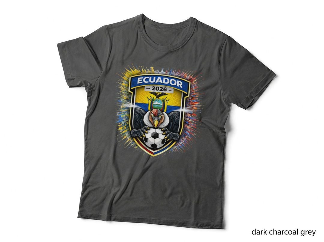 Ecuador 2026 Football T-Shirt, World Cup Pride Apparel