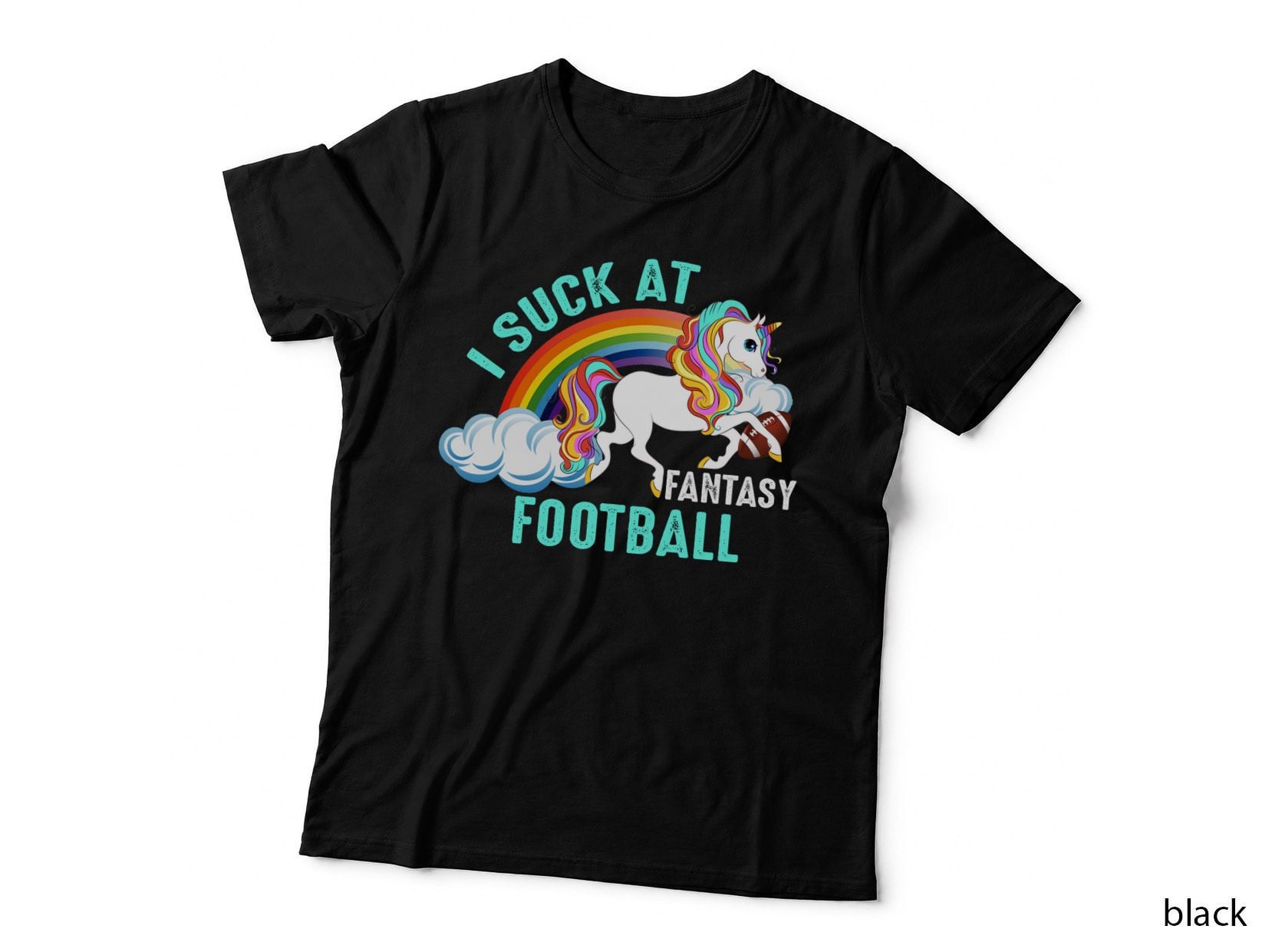 Fantasy Football Unicorn T-Shirt, Sarcasm Humor, Football Fan Gift