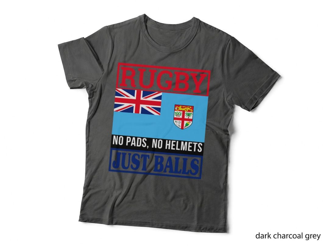 Fiji Funny Rugby T-Shirt, Patriotic, Sports