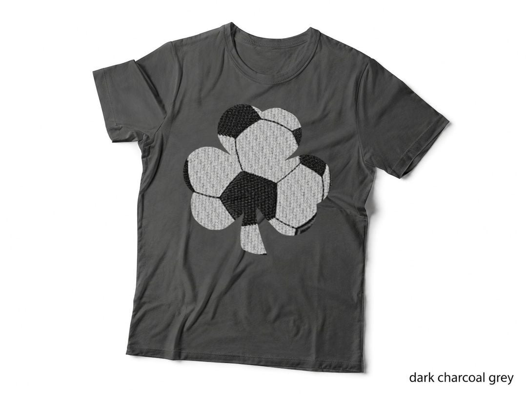 Football Shamrock T-Shirt, St Patrick's Day Print, Sports Lover Apparel