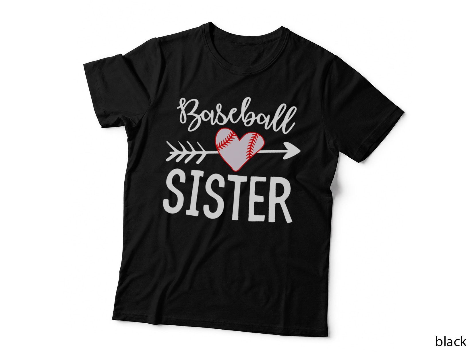 Funny Baseball Sister Quote Sister Cool Baseball Sister T-Shirt
