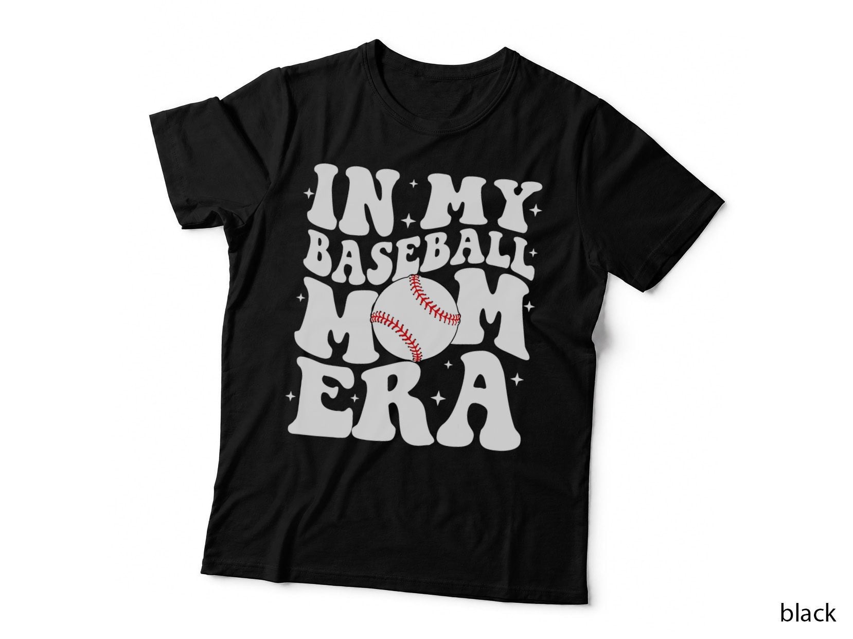 Funny in My Baseball Mom Era Baseball Mama Game Day Women T-Shirt