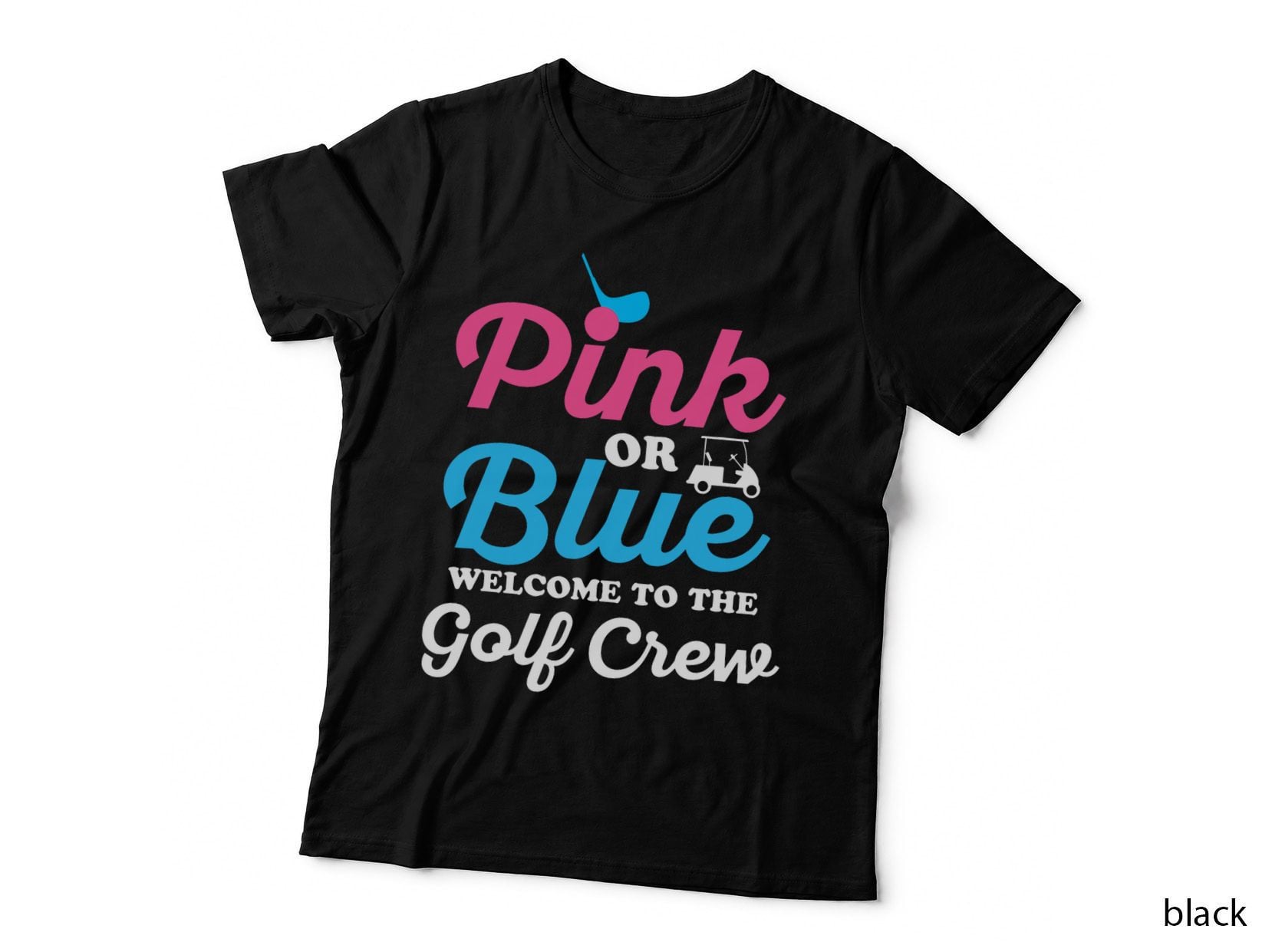 Gender Reveal Golf T-Shirt, Golf Family Theme, Gender Reveal Party