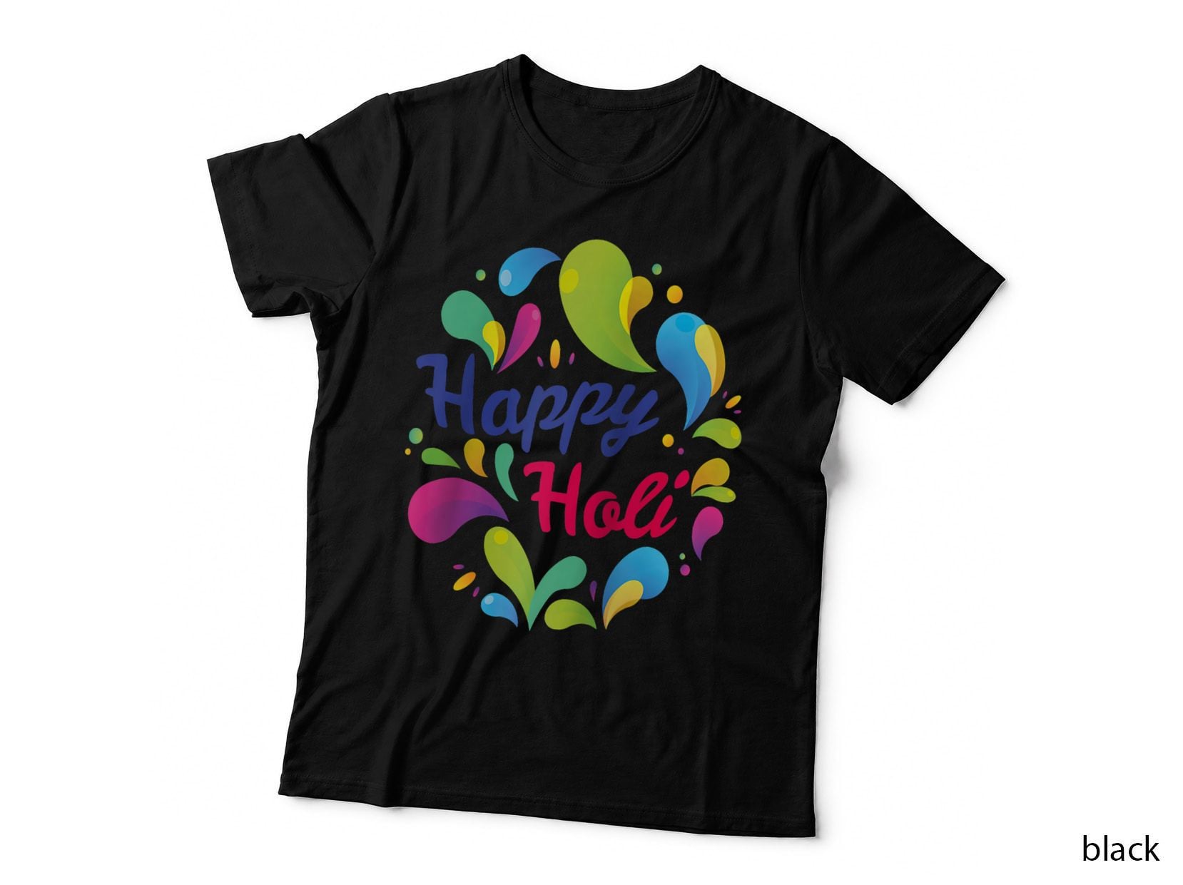 Happy Holi T Women Men Kids Color India Hindu Classic T-Shirt