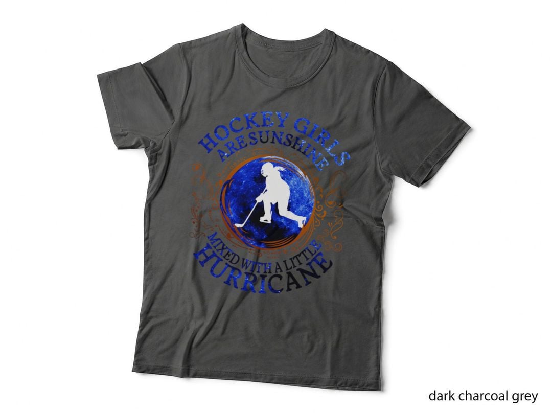 Hockey Girls Are Sunshine T-Shirt, Sports Apparel, Girls Hockey Fan Gift