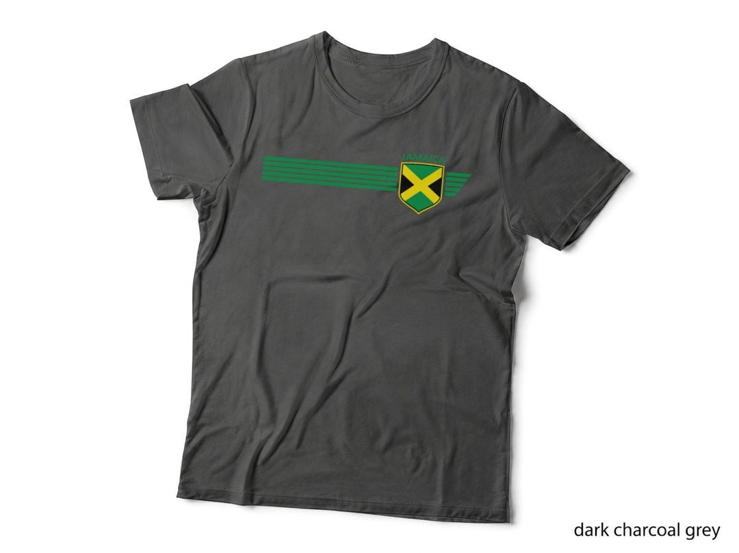 Jamaica Flag Jamaican Vintage Athletic Throwback Souvenir T-Shirt