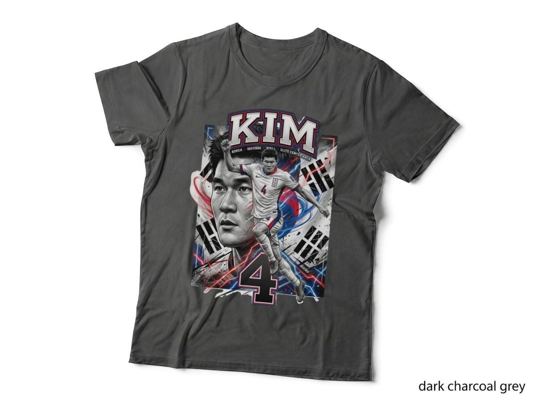 Korea Kim Football Fan Tee, World Cup 2026, Soccer Pride Apparel