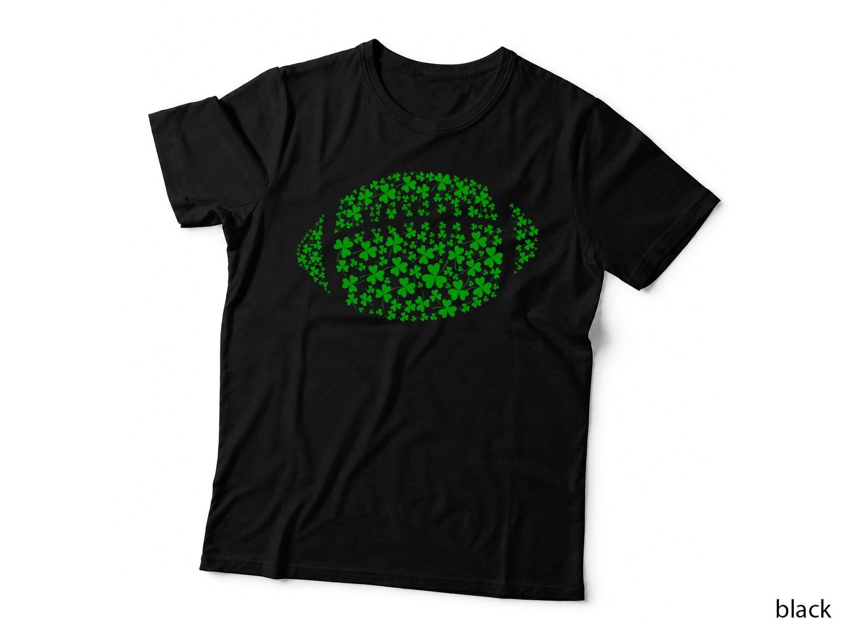 Lucky Football Shamrock for Football Lovers St Patricks Day T-Shirt
