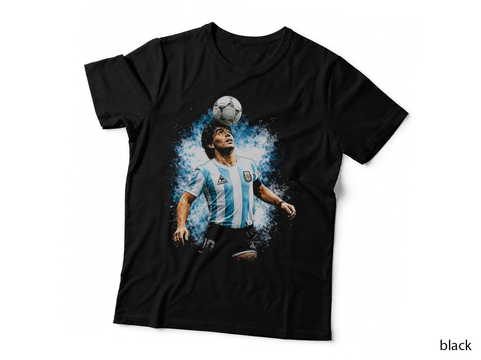 Maradona Football Fan Tee, Argentina World Cup 2026, Soccer Pride Apparel