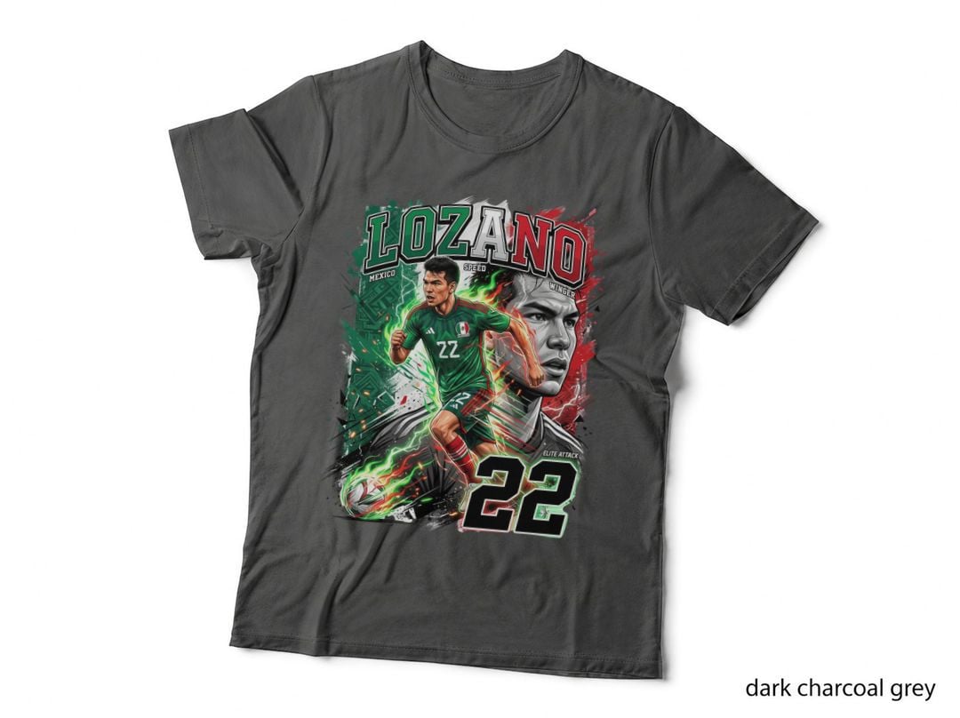 Mexico - Lozano Football Fan Tee, Mexico Pride Apparel, Mexico Soccer Shirt