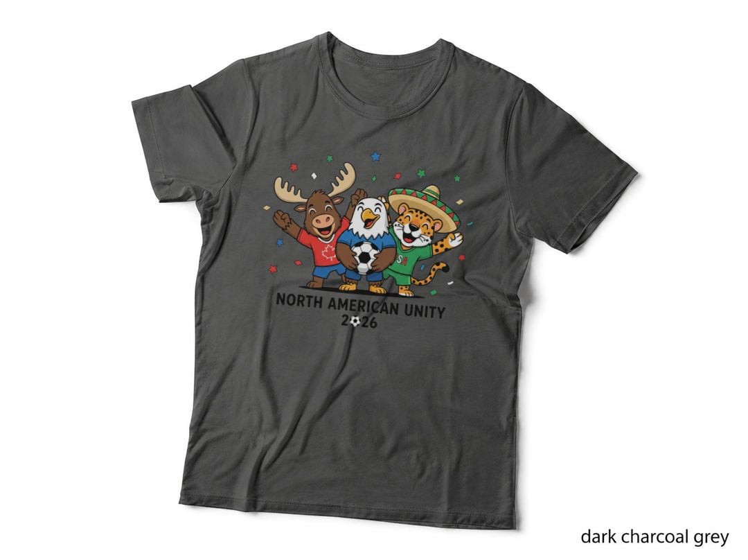 North American 2026 Football T-Shirt, Three Lions Pride Apparel, Soccer Fan Gift