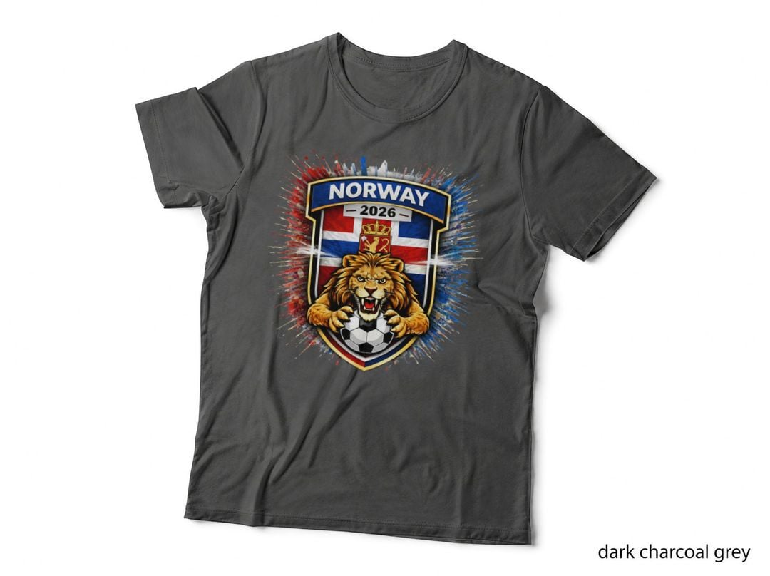 Norway World Cup 2026 Football T-Shirt, Lion Pride Soccer Tee