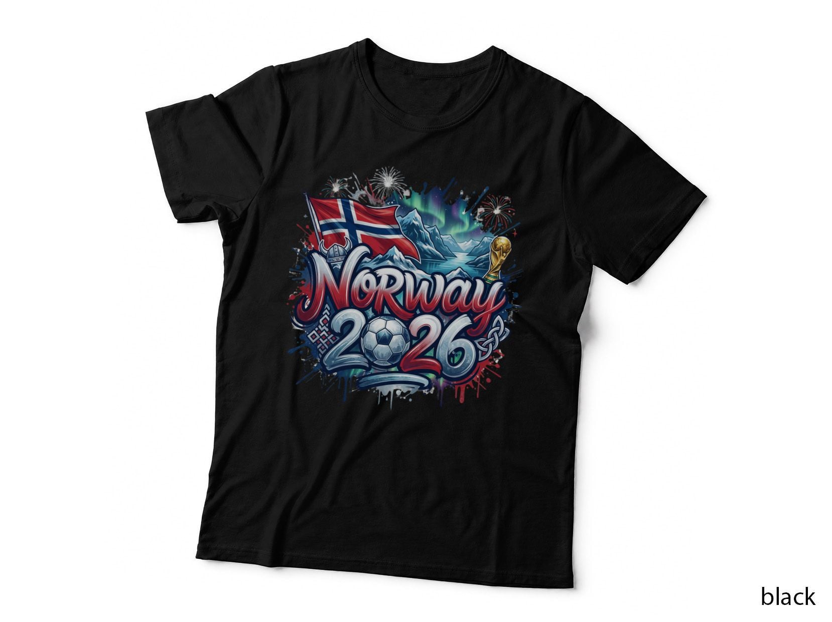 Norway World Cup 2026 Football T-Shirt, Norwegian Pride Soccer Apparel