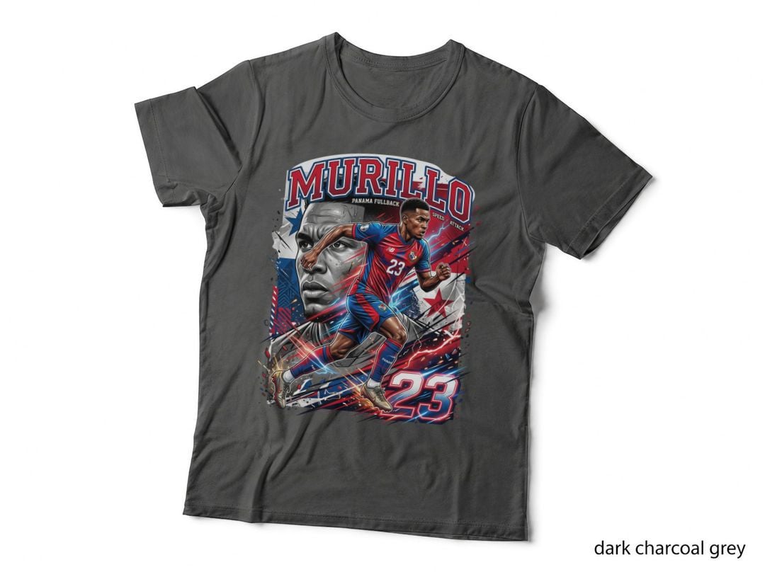 Panama Footballer Murillo T-Shirt, Soccer Fan Tee, Football Fan Gift