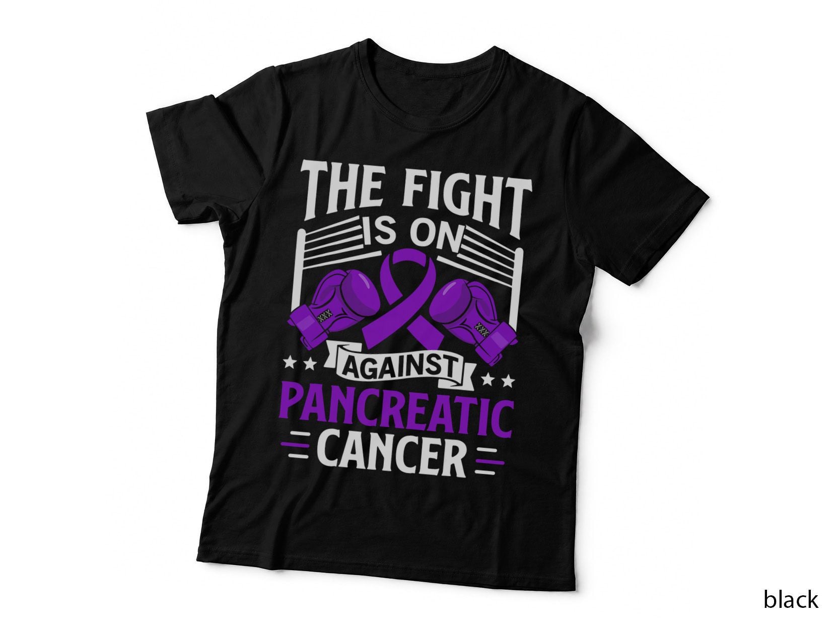 Pancreatic Cancer Chemotherapy Stomach Boxing Gift T-Shirt