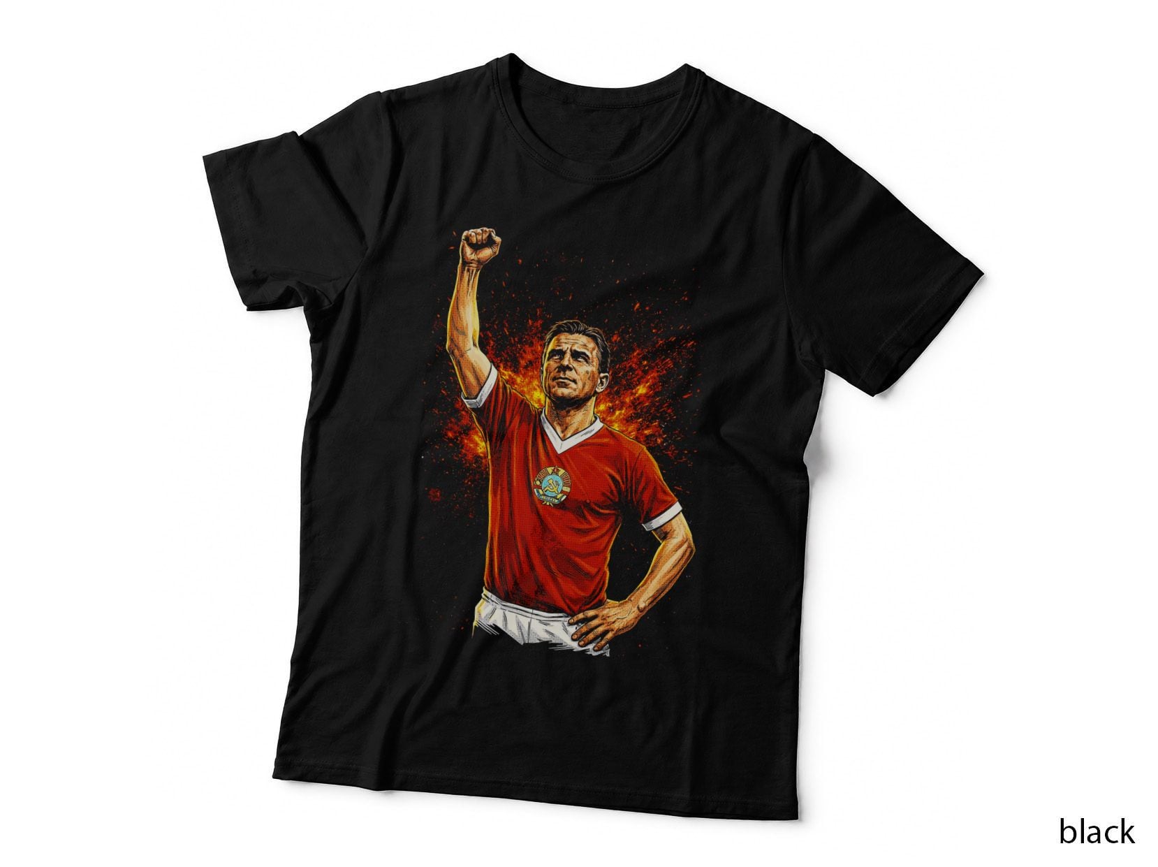 Puskas Football Fan Tee, World Cup 2026, Hungary Pride Apparel