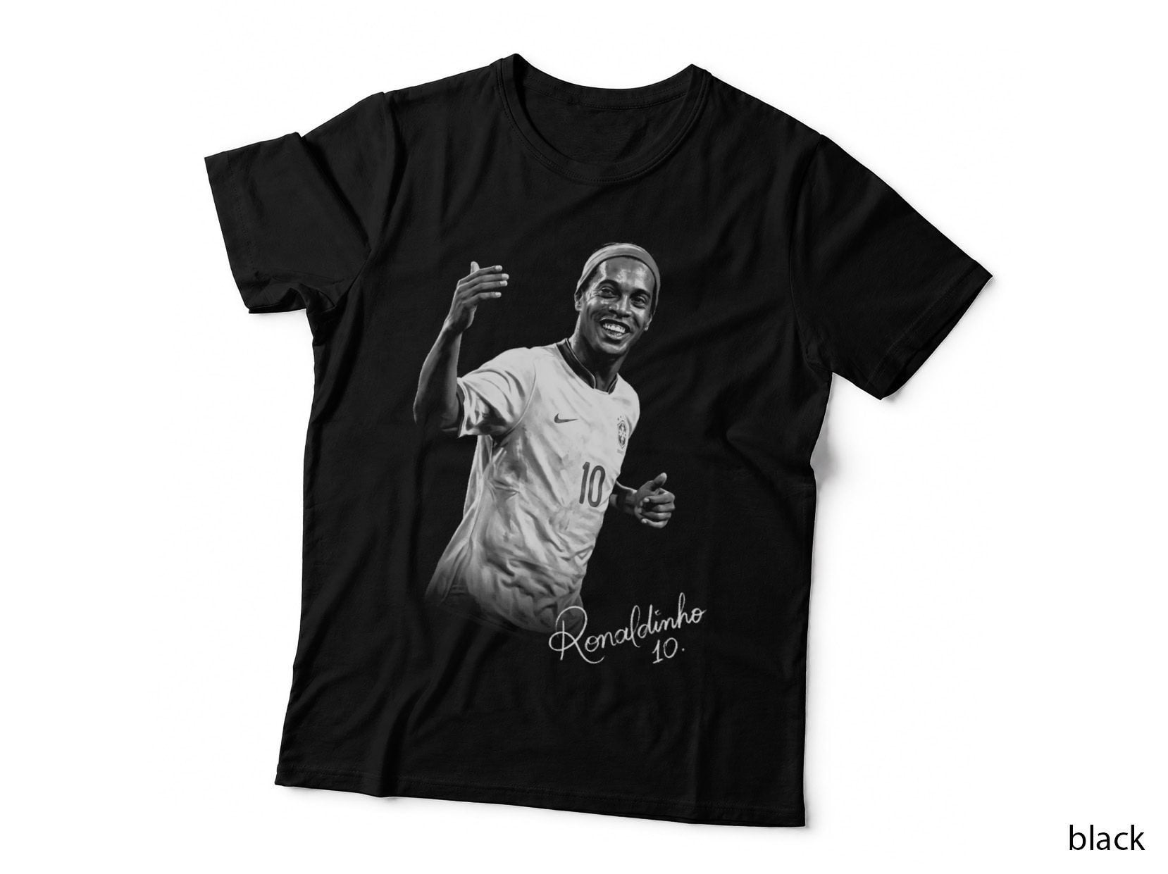 Ronaldinho Football Fan Tee, Brazil World Cup 2026