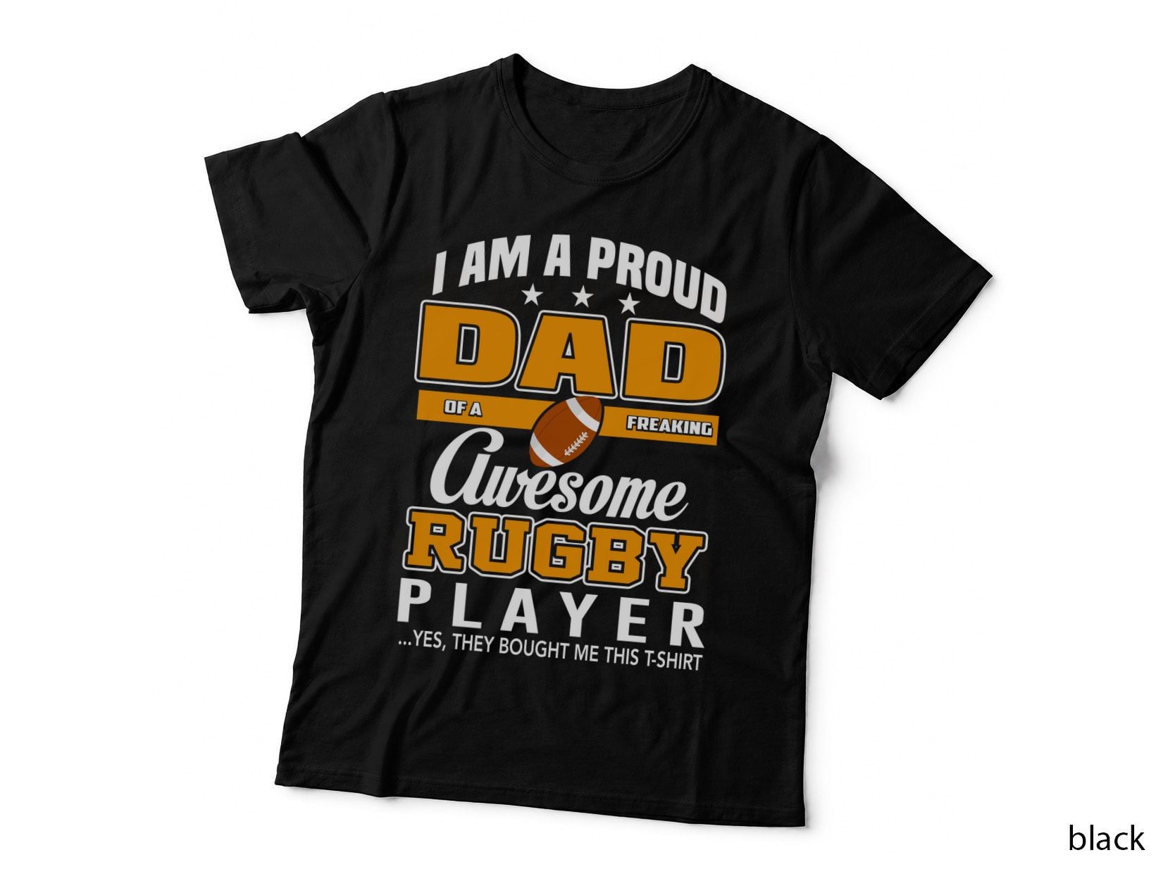 Rugby Player's Dad T-Shirt, Father's Day Gift, Sports Fan Apparel