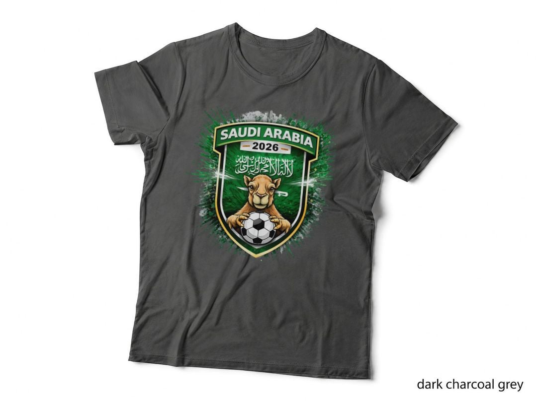 Saudi Arabia World Cup 2026 Football T-Shirt, Soccer Fan Gift