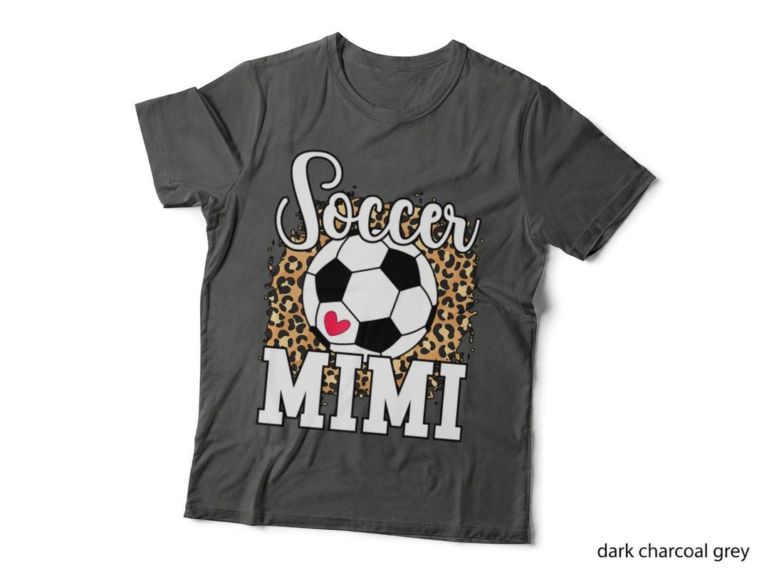 Soccer Mimi Heart Grandma of a Player Sports Gift T-Shirt