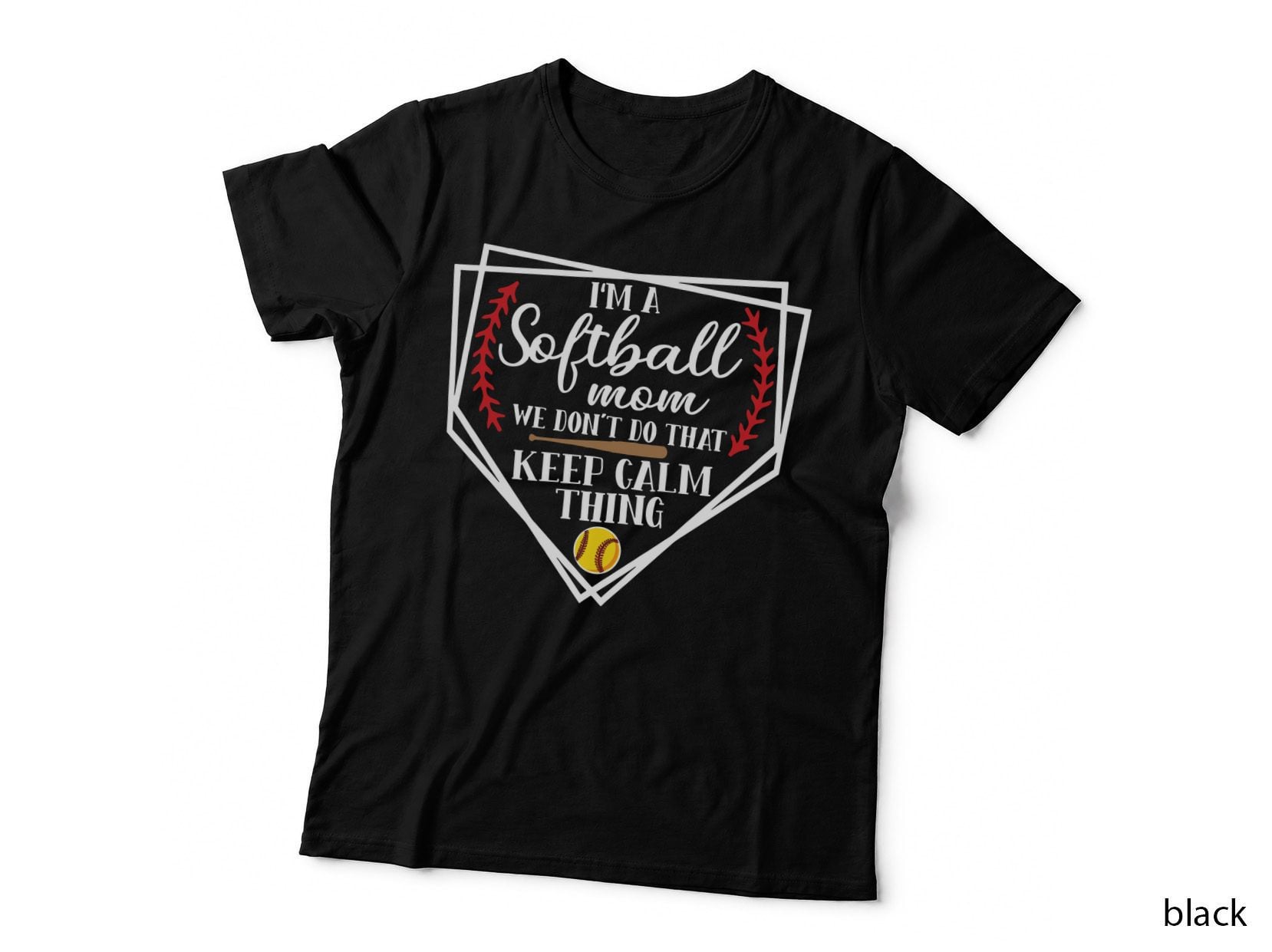 Softball Mom T-Shirt, Baseball Mom Style, Sports Mom Apparel