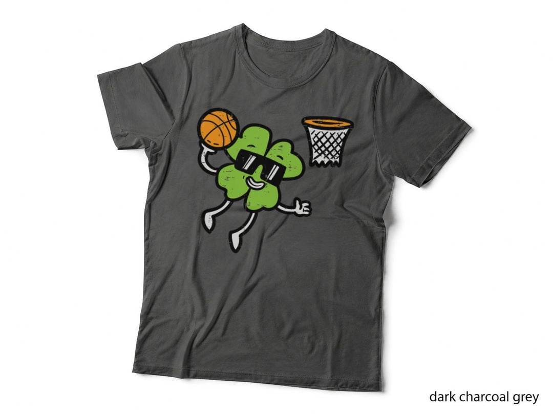 St Patricks Day Shamrock Basketball Saint Paddys Toddler Boy T-Shirt
