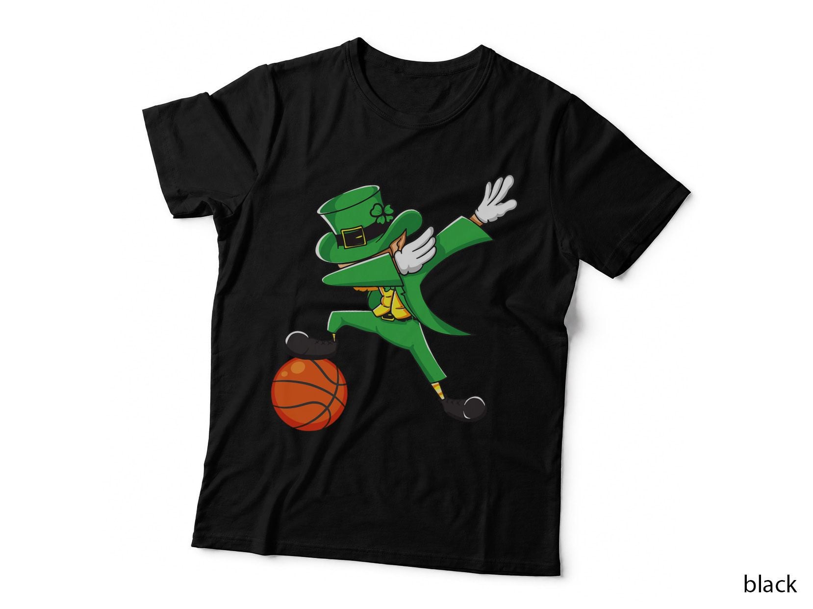 St Patricks Day Shamrock Basketball St Patricks Day Sport T-Shirt