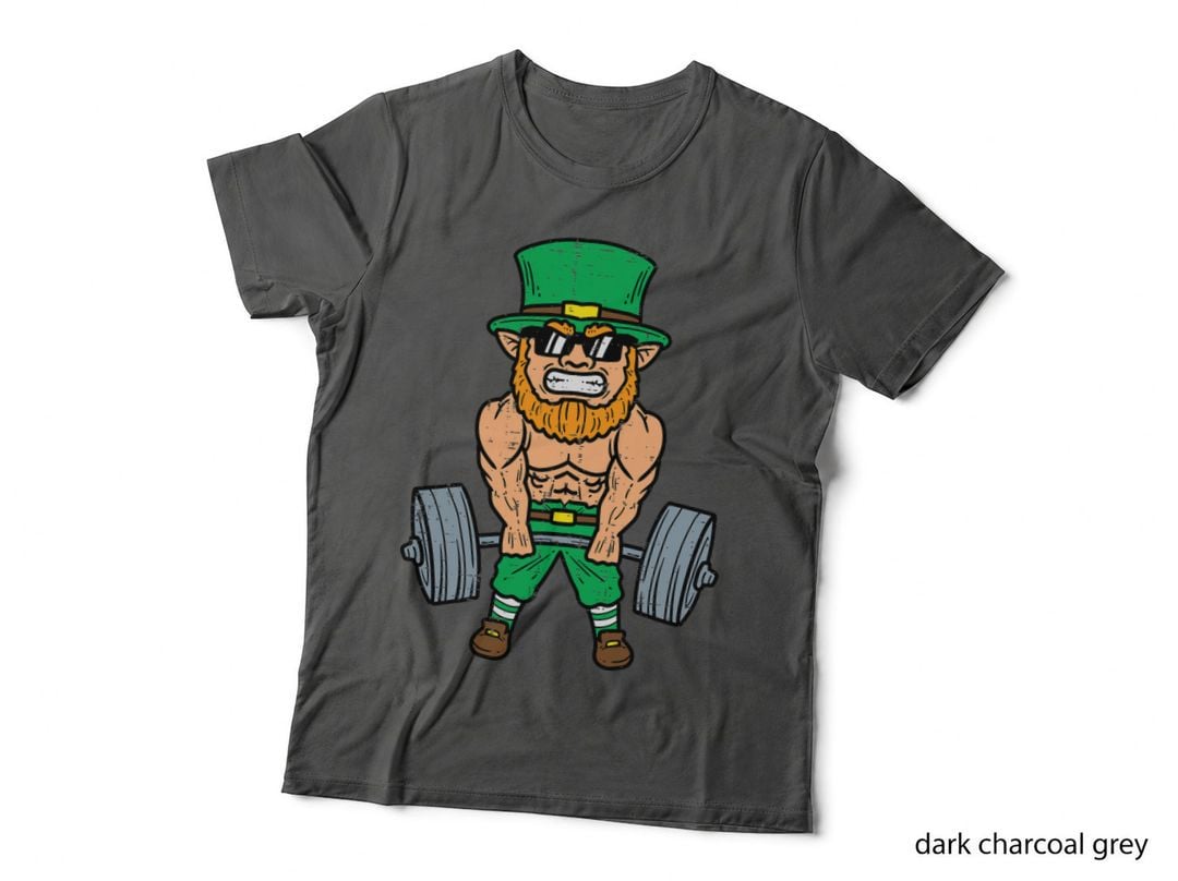 St Patricks Day Workout Weightlifting Saint Paddys Gym Men T-Shirt