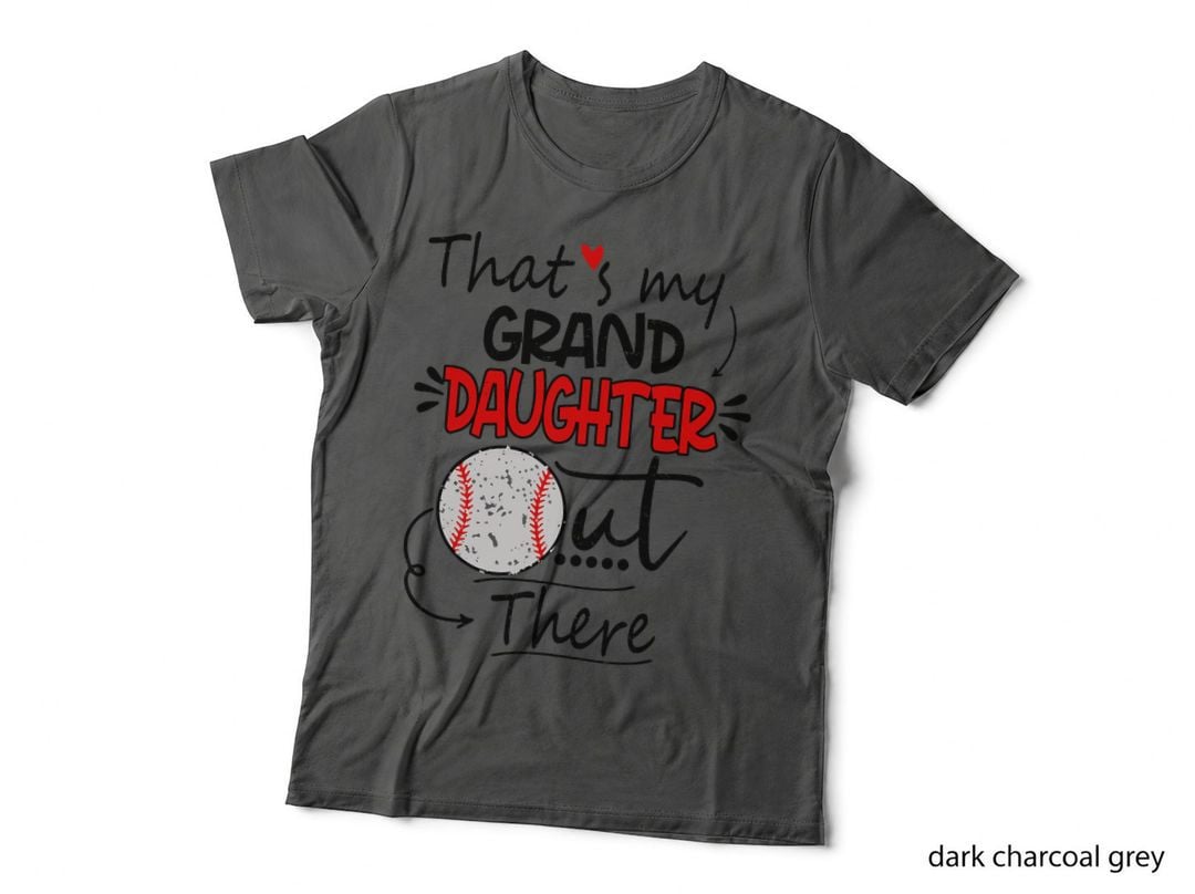 That's My Granddaughter Out There Baseball Grandma Grandpa T-Shirt