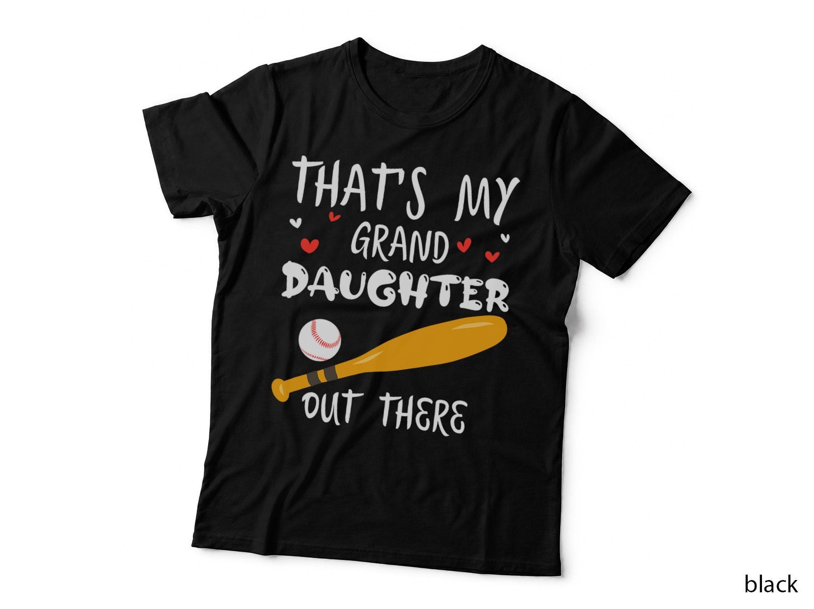 That's My Granddaughter Out There Grandparents Baseball T-Shirt