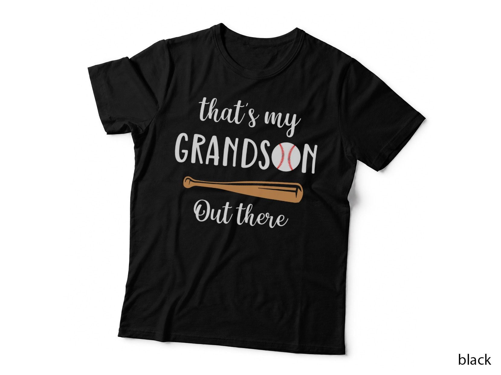 That's My Grandson Funny Grandmother Baseball Grandma T-Shirt