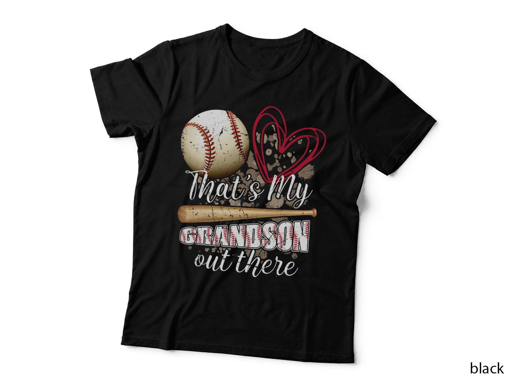 That's My Grandson Out There Cool Family Baseball Biggest Fan T-Shirt