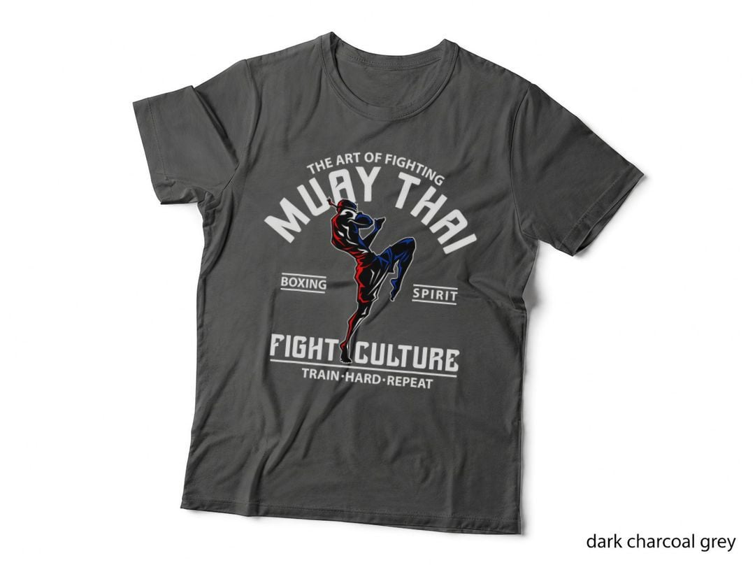 The Art of Fighting Muay Thai Boxing Spirit Fight Culture T-Shirt