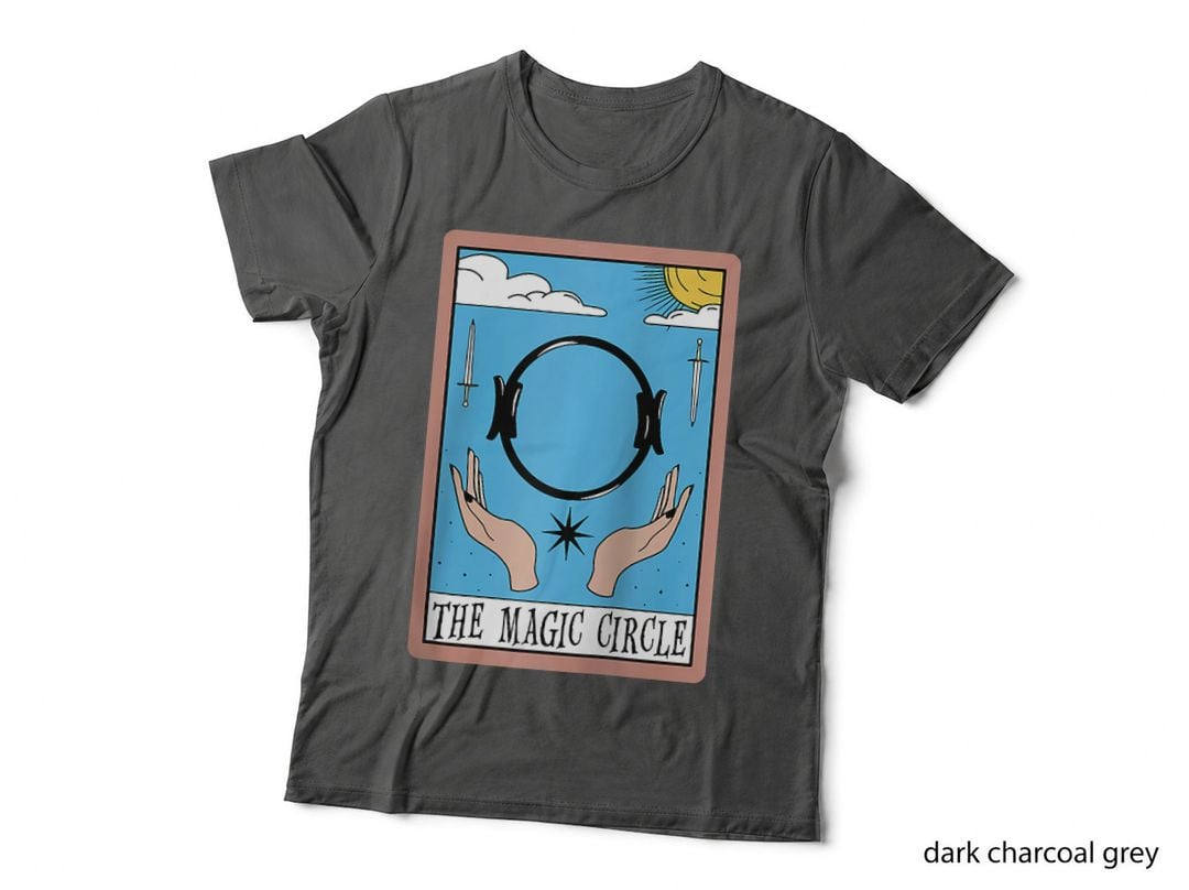 The Magic Circle Funny Pilates Lover Ring Tarot Card Humor Gift T-Shirt