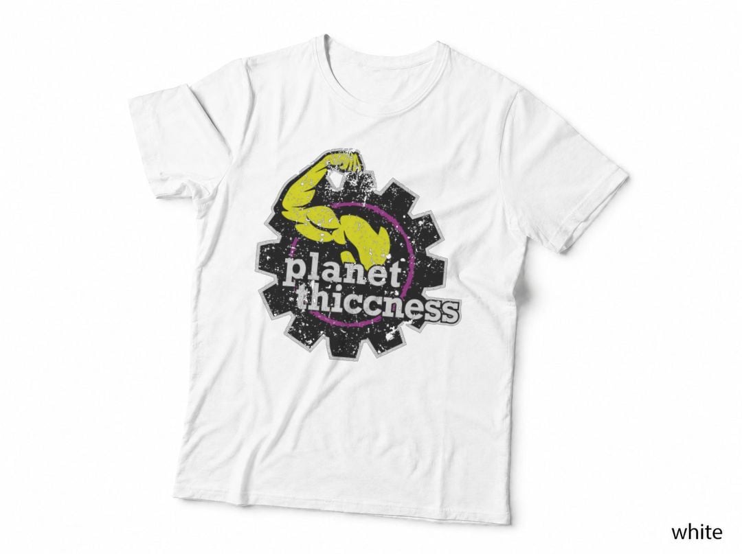 Thiccness Gym Workout T-Shirt, Funny Joke Fitness Enthusiast Gift