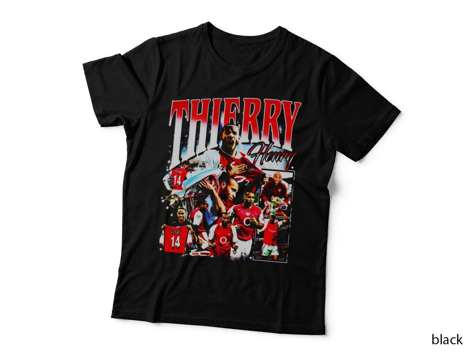 Thierry Henry Football Fan Tee, Soccer Player Print, France World Cup 2026