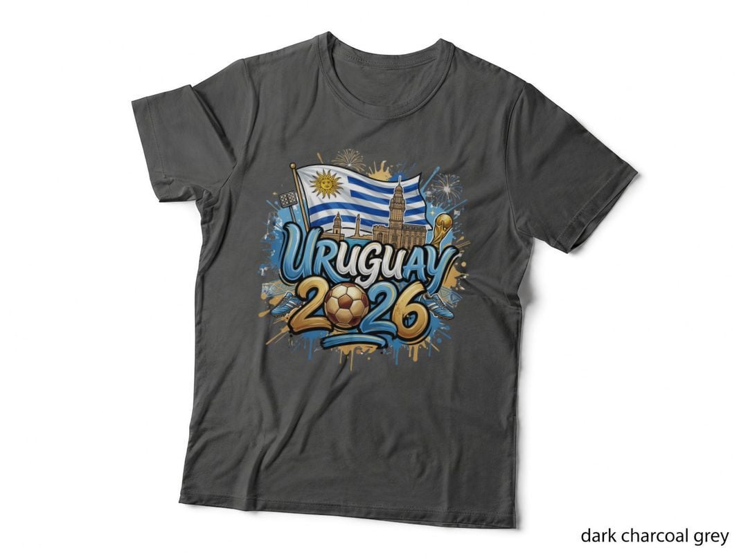 Uruguay World Cup 2026 Football Fan Tee, Albiceleste Pride Apparel