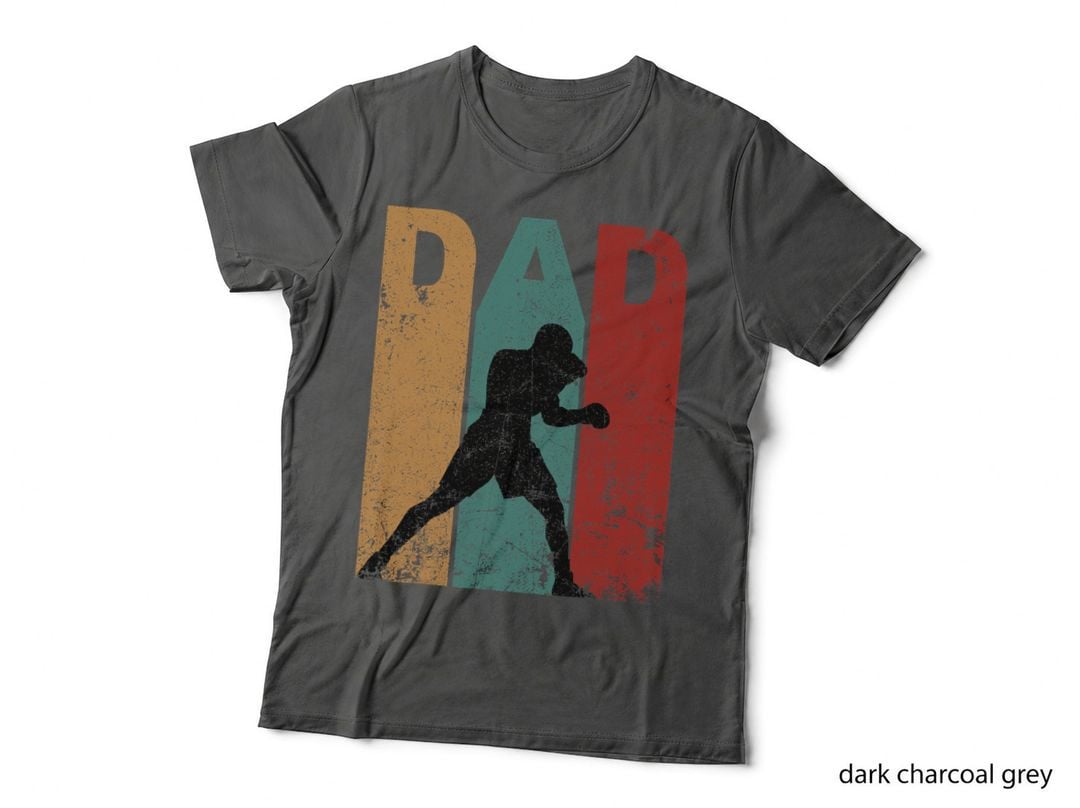 Vintage Boxing Dad Father's Day Boxing Daddy Ideas T-Shirt