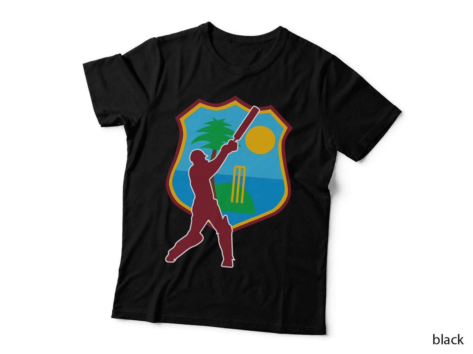 West Indies Cricket T-Shirt West Indies Flag Shirt