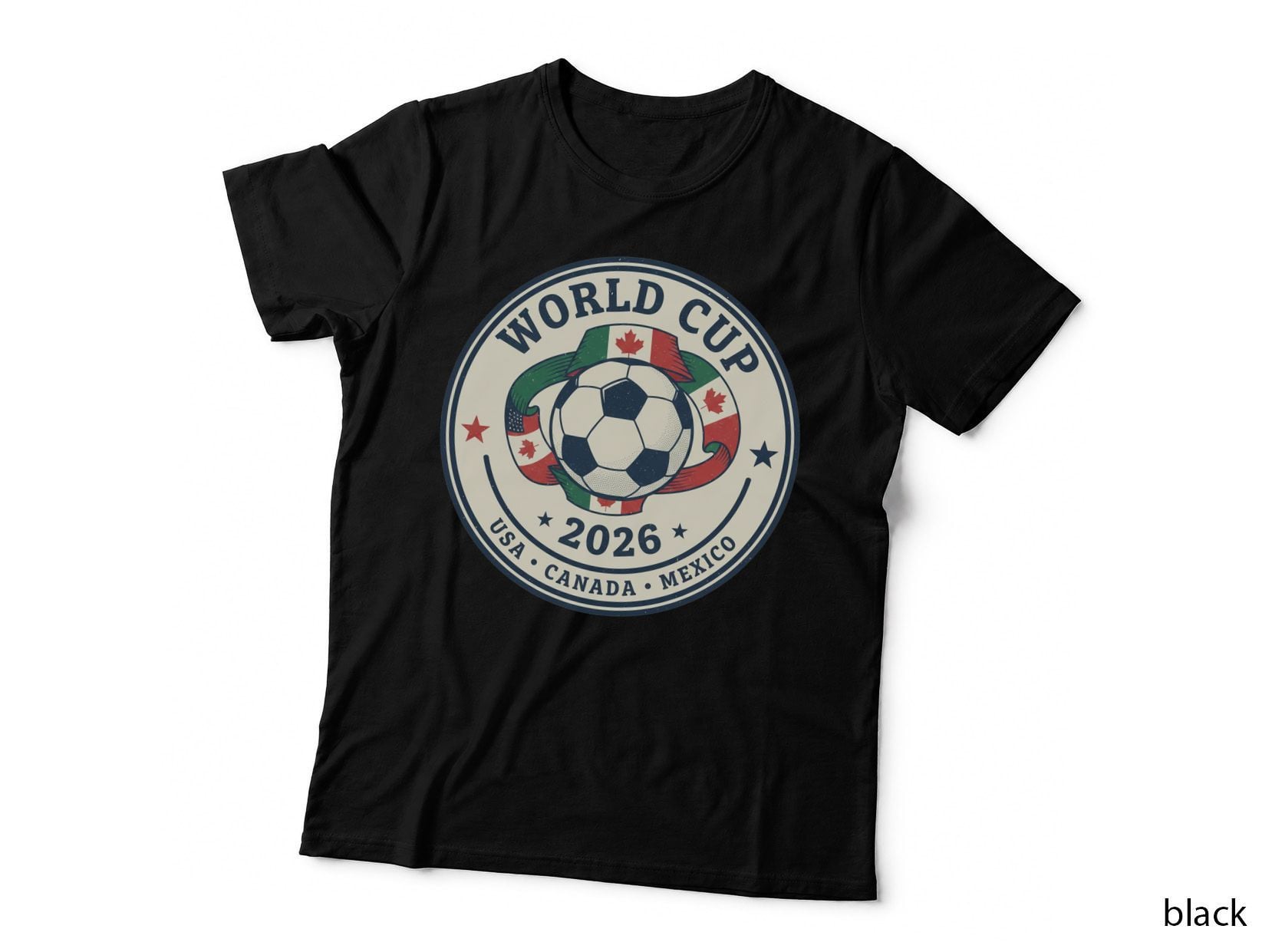 World Cup 2026 Canada Football T-Shirt, Canadian Pride Apparel