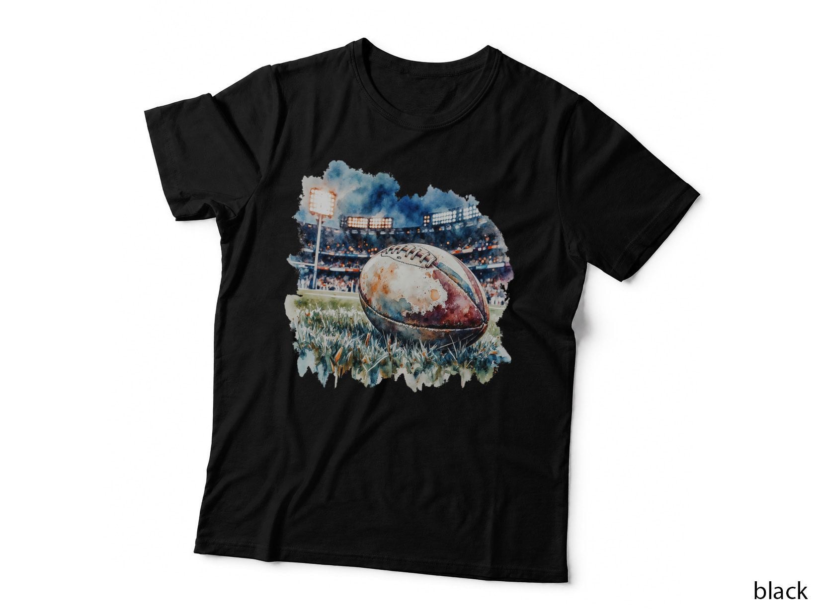American Football Stadium Night Game Day Sports Fan Dad Gift T-Shirt