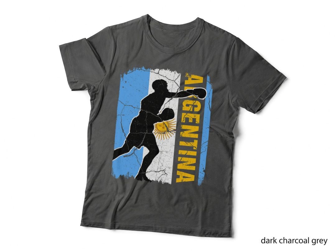 Argentinian Boxing Team Argentina Flag Boxing Gloves T-Shirt