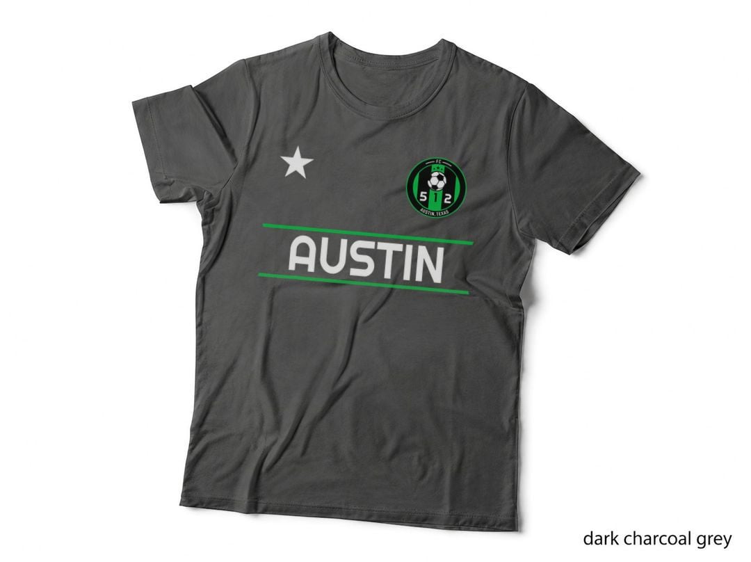 Austin Soccer Team Jersey - Mini 512 Badge T-Shirt