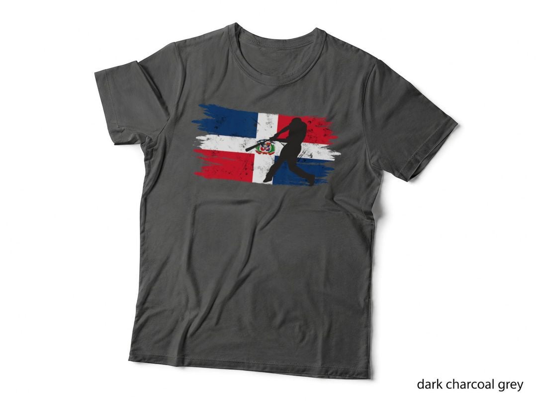Baseball Republica Dominicana Flag Dominican Beisbol T-Shirt