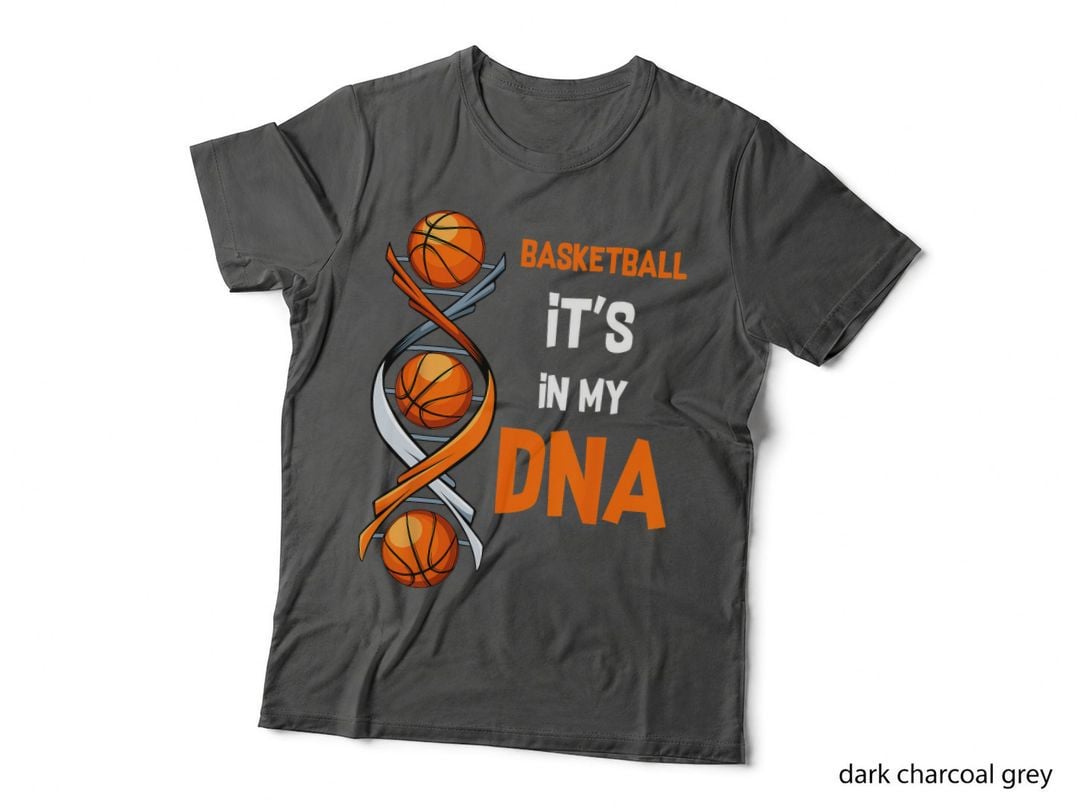 Basketball It's in My DNA Funny Player Coach Team Sport T-Shirt