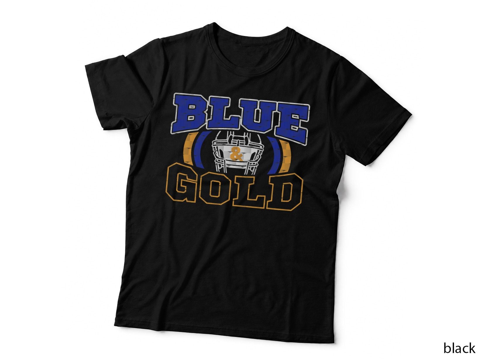 Blue and Gold Game Day Group Shirt Football Home Team T-Shirt