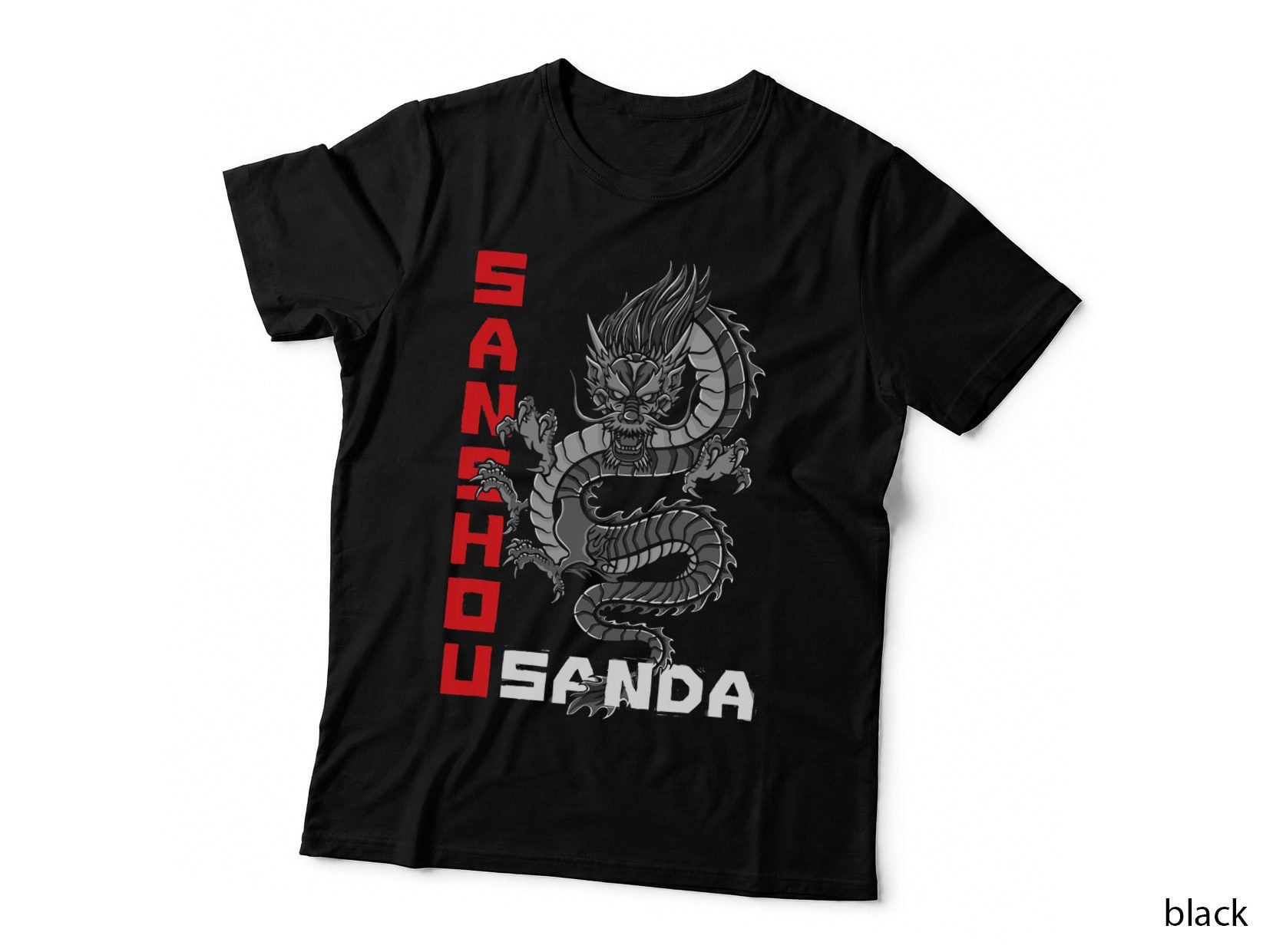 Chinese Martial Arts Chinese Boxing Sanshou Chinese Dragon T-Shirt