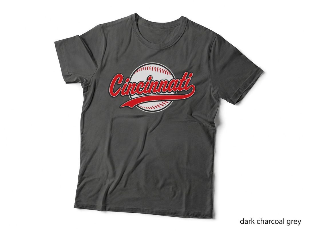 Cincinnati Tee Vintage Baseball Throwback Retro Design T-Shirt